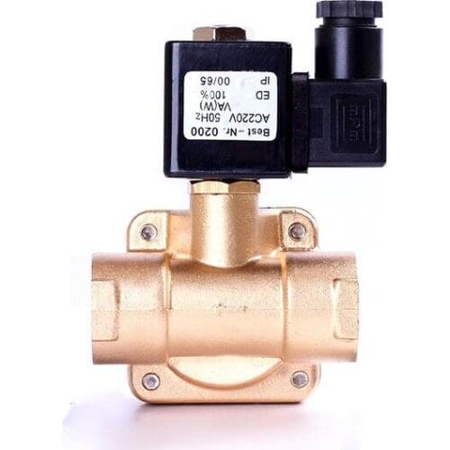1" Normally Closed Brass High Pressure 16 Bar Solenoid Valve 110V 24V 12V 24v