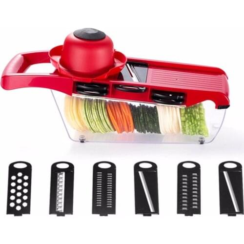 10pcs Mandolin Slicer Knife Vegetable Cutter Peeler Carrot Grater Dicer Food Chopper Steel Blade Manual Potato Kitchen Tool