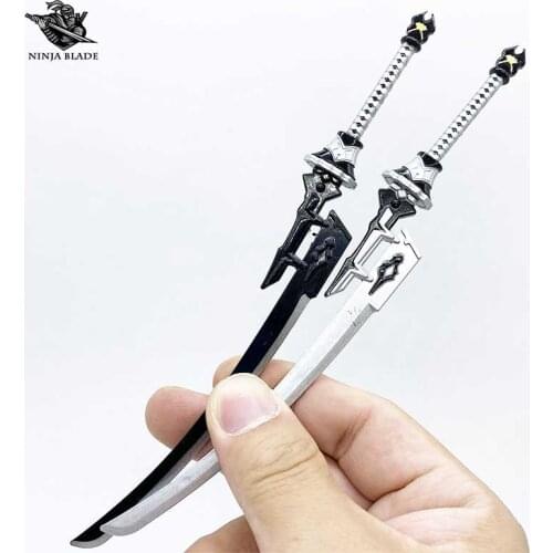 2B Great Swords Virtuous Contract Cruel Oath YoRHa-issue Blade Small Knife Replica Game Collection Mini Metal Model