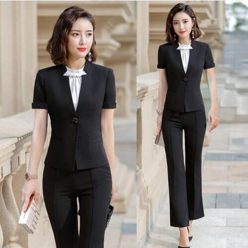 Pantsuits Women Business Suits Formal Office Suits Work Wear Blazer Ladies Pant and Jacket Sets
