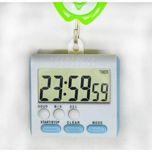 Digital kitchen Timer Large LCD Display Screen Timer Countdown Clock with Loud Alarm Retractable Stand Magnet Hanging Bracket