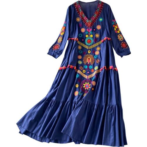 DANWEIHONG Summer Linen Dresses