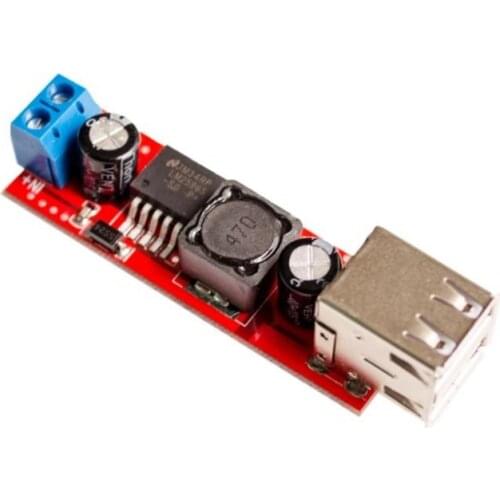 Dual USB Output 9V / 12V / 24V / 36V car charger switch 5V DC-DC power supply module 3A Buck Regulator