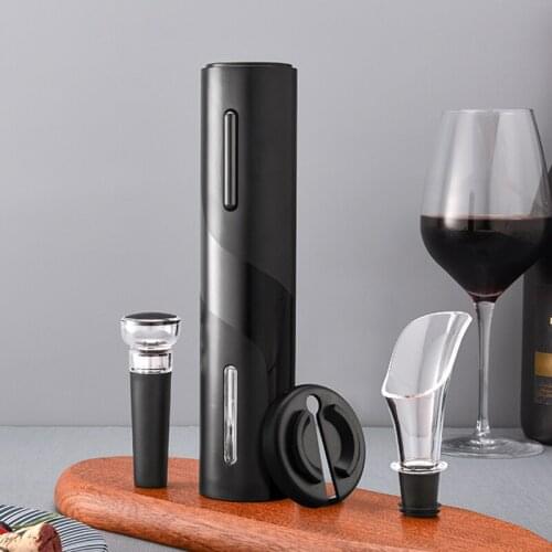 USB Charging Electric Bottle Opener Wine Bottle Openers With USB Charging Line, Foil Cutter Wine Pourer for Gift