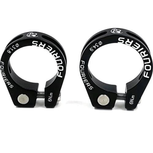 Fouriers 31.8/34.9mm Aluminium Alloy MTB Road Bicycle Seatpost Clamp Bike Cycling Seat Post Tube Clip Bike Parts