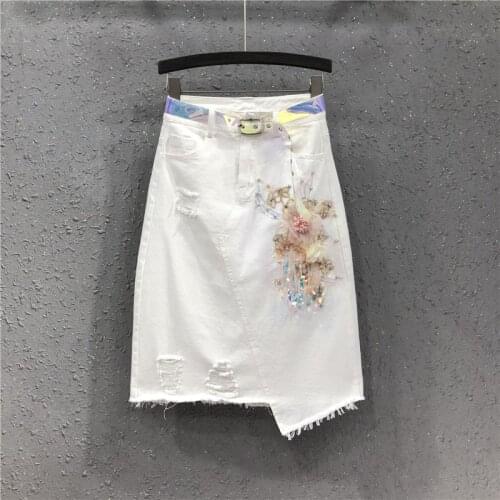 HLMK Denim Skirts For Women