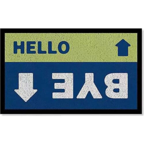 Creative Words Entrance Hallway Welcome Doormat Rectangle Printed Non-slip Floor Rugs Front Door Mat Carpet Bedroom Floor Mat