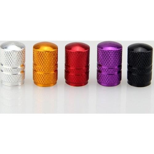 40pcs/10sets Aluminium Alloy round Wheel Tire Valve Stem Caps Red Color Covers Automobiles Motorcycles Bicycles Tyre Accessories