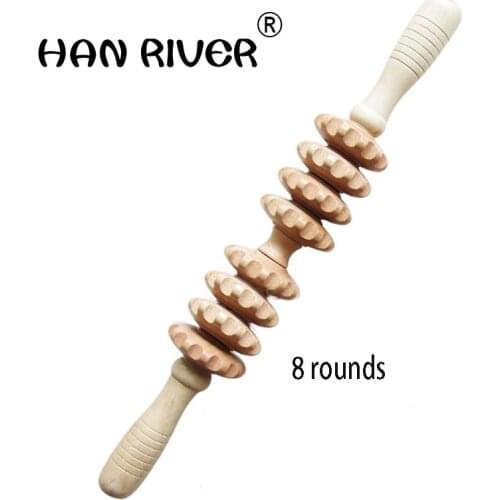 High density cracks ecru coarse full-body massage stick roller shaft back massage lamented the waist neck Full-body massage
