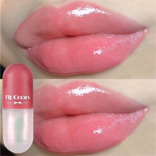 Mini Capsule Lip Gloss Plumper Oil Piquancy Pearly Liquid Lipsticks Long Lasting Moisturizing Makeup Lip Tint Mask Cosmetics