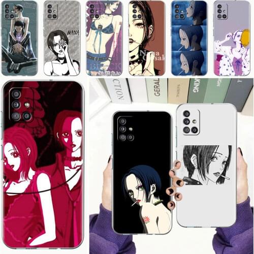Soft Phone Case For Samsung Galaxy A51 A21s A71 A12 A31 A52 A41 A32 A02s A11 A72 A42 Clear Back Cover Funda Hot Anime Nana Osaki