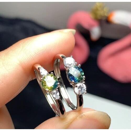 Natural Elegant Sapphire Ring 5x5mm for Women Party September Birthstone Fine Jewelry High Quality with Certificate S925 Silver