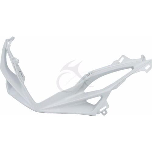 Motorcycle Unpainted Head Fairing Top Cowl Air Duct For Suzuki GSXR750 600 2011-2017 White