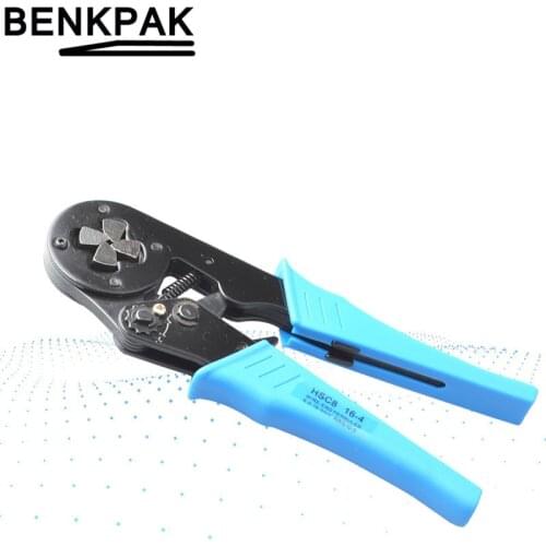 Crimper Plier HSC8 16-4 Adjustable Crimping Tools for 6.0-16.0mm2 (AWG10-5) Cable End-sleeves Wire VE Terminal Connectors