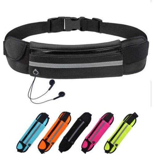 Waterproof Running Bum Bag Fanny Pack Travel Waist Money Belt Zip Hiking Pouch Wallet