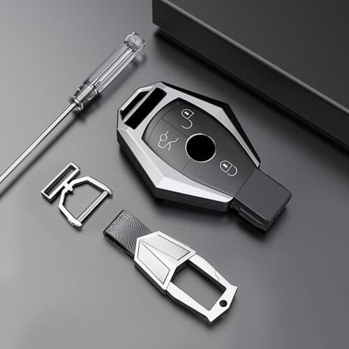 Zinc Alloy Car Key Protect Case Cover Holder Skin Shell For Mercedes Benz A B R G Class GLK GLA W204 W251 W463 W176 Car Styling
