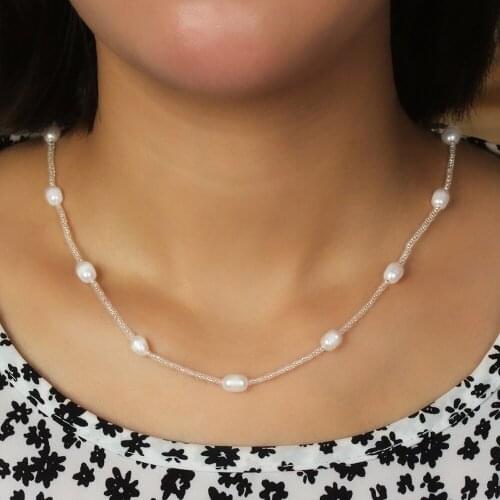 Women Necklace Pearl Necklace Adopt The Method Magnet Magnetic Connection Bracelet Necklace Dual Purpose Special Surprise Gift