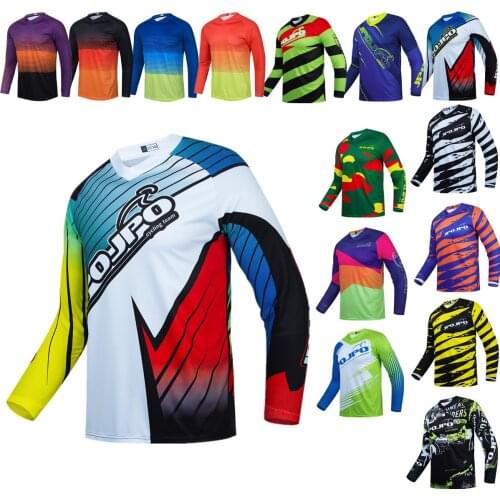 2021 Cycling Clothing Pro Team Mens MTB Jersey Long Sleeve Road Bike Uniform Mountain Bike Clothes