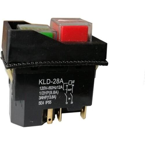 5pins Waterproof Magnetic Explosion-proof Pushbutton Switch KLD-28A 120v Electromagnetic Switches