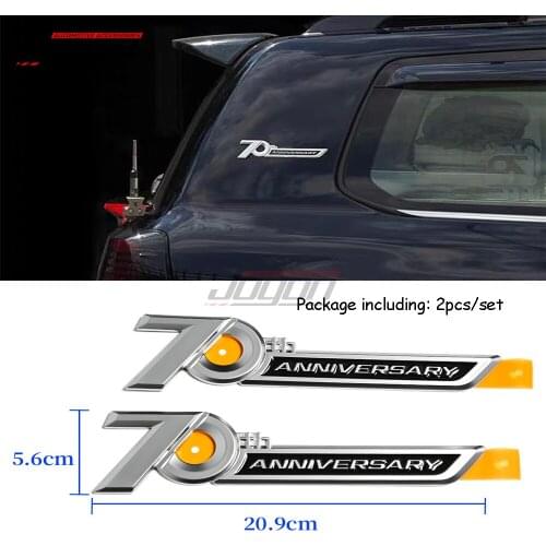 For Toyota Land Cruiser FZJ80 HDJ76 FJ73 HJ75 BJ71 BJ74 LC76 LC78 Side Fender Rear 3D Chrome Emblem Trunk Badge Sticker Trim