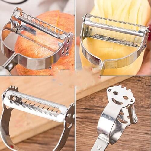 Fruit Vegetable Apple Peeler Grater 2 In 1 Stainless Steel Useful Kitchen Gargets Peeler&Grater Vegetable Tools Accessories