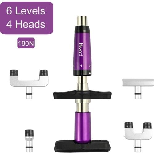 Chiropractic Adjustable Gun Spine Back Instrument 6 Levels Mechanic Therapy Adjust Vertebration Beauty