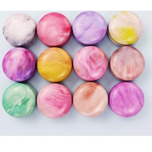 Mini Tin Box Candy Storage Box Lithospermum Ointment Aromatherapy Packaging Box Round Tinplate Box 12 Packs Home Storage