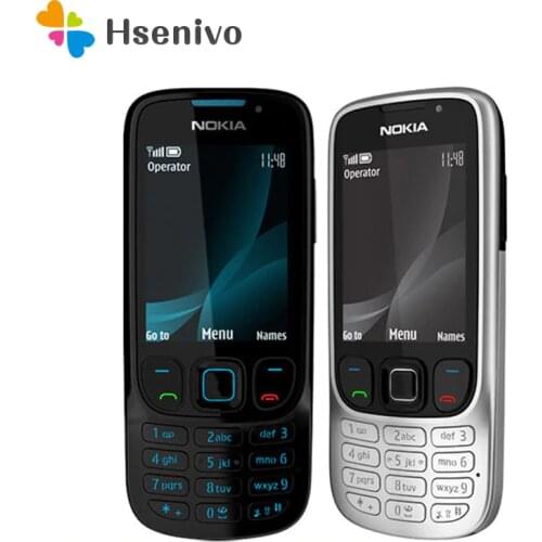 6303c Original Unlocked Nokia 6303 Classic FM GSM 3MP Camera Mobile phone Russian keyboard support~Free shipping