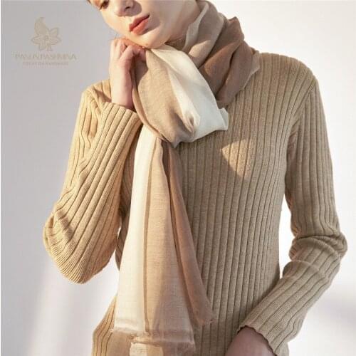 New Ring Cashmere Scarf Women Luxury Brand Nepal factory Handmade Winter Autumn Warm Thin Pashmina Fashion Echarpe ladies Scarf