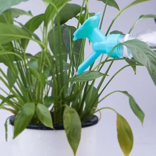 Portable Plant Watering Nozzle Tool 2 In 1 Garden Plastic Sprinkler Spray Waterer Water Cans bottle cap Flower Garden Tool