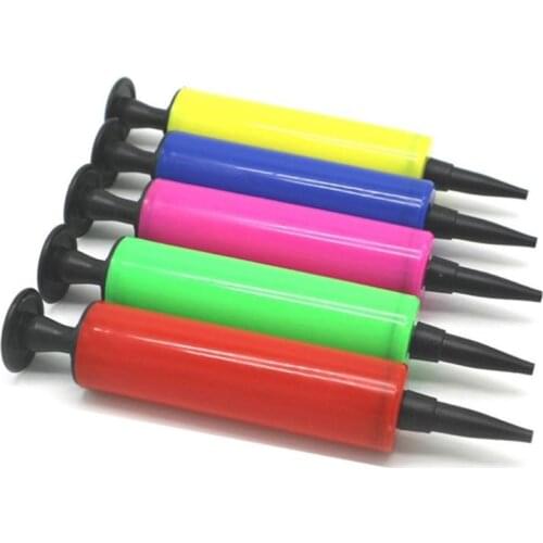 Plastic Balloon Pump Inflator Hand Held Latex Balls Party Foil Balloons Air Pump Portable Ball Party Decoration Tools