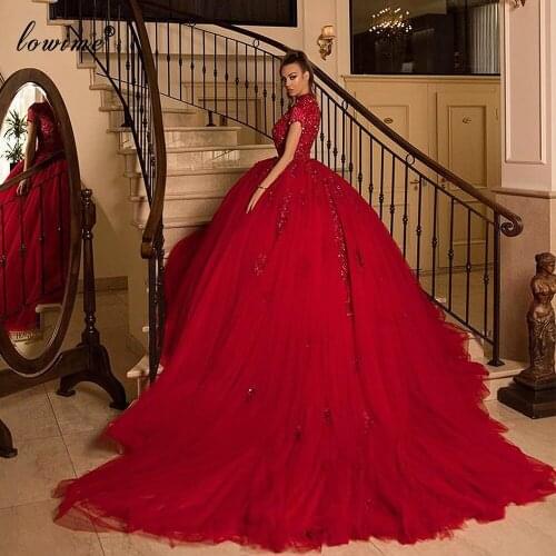 Amazing Red Beads Celebrity Dresses A-Line Girls Red Carpet Runaway Dress Elegant Evening Dresses Wedding Party вечерние платья