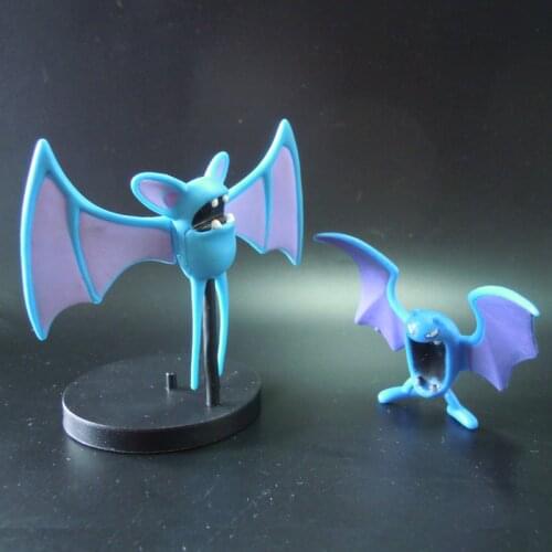 Pokemon Genuine Zubat Golbat Joints Movable Action Figure Model Toys