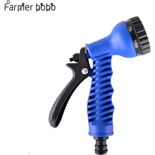 Garden Water Spray Lawn Sprinkler Car Wash Water Gun Ajustable Hose Nozzles 7 Pattern High Pressure Power Washer
