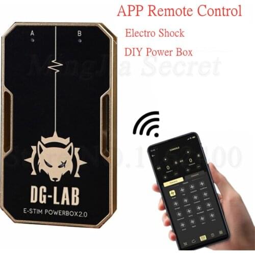 New APP Remote Control Electro Shock Host Tool,Electric Shock DIY Power Box Machine,BDSM Adult Games Sex Product For Couples