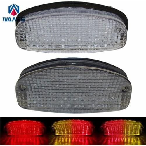 Waase For Honda CB600F Hornet PC34 1998 1999 2000 2001 2002 E-Mark Rear Tail Light Brake Turn Signals Integrated LED Light