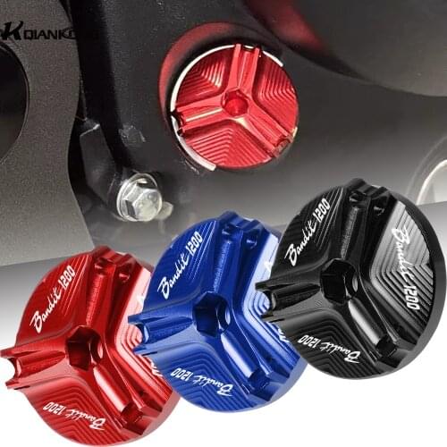 Oil Filler Cap FOR SUZIKI BANDIT 1200 1996-2007 Engine Oil Drain Plug Sump Nut Filter Cup Cover 2006 2005 2004 2003 2002 2001 00