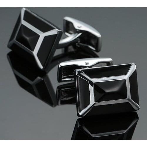 High quality Enamel Cufflinks new fashion jewelry brand Cufflinks mens wedding shirt clothing badge pin gift