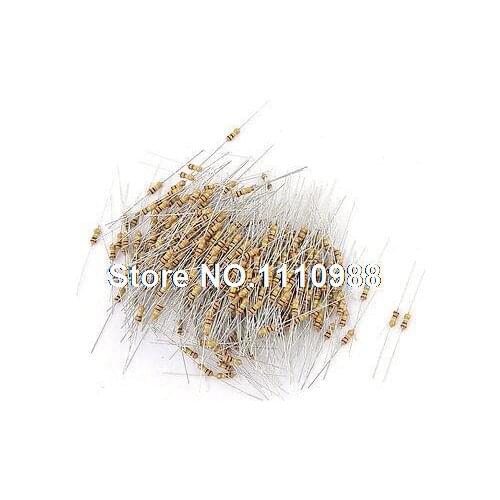 1/4W 100K Ohm 5% 4-Band Metal Film Resistors 500pcs