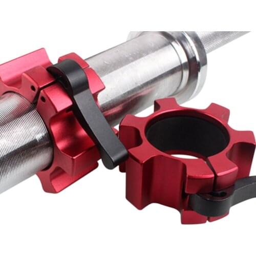 1 Pair Spinlock Collars Barbell Collar Lock Dumbell Clips Clamp Weight Lifting Bar Gym Dumbbell Fitness Body Building