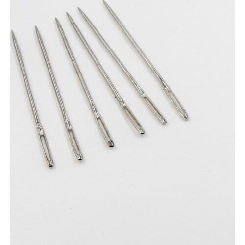 New 10Pcs/Set Large Eye Needles Leather Sewing Needle Gold Needle Embroidery Tapestry Hand Sewing Accessories