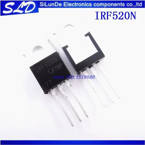 10pcs/lot IRF520 IRF520N TO-220 IRF520NPBF new and original in stock