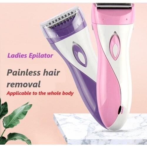 Ladies Razor Womens Electric Lady Shaver Razor Epilator Arm Leg Armpit Body Hair Remover Trimmer Rechargable for Face Body