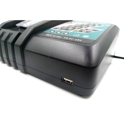 7.2-18V Rapid Optimum Power Tool Battery Charger for Makita Power Tool Li-Ion Battery DC18RC DC18RA For 1.3Ah Ni-Cd Batteries