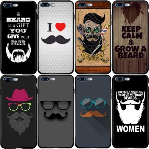 Cover Case for Samsung Note 8 9 10 20 S6 S7 S8 S9 S10 S20 FE S10E S11E Lite Plus Ultra Edge love Beard Mustache
