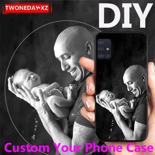Photo Custom ized Phone Case for Iphone SE 2 6 7 8 Plus XS 11 Pro Max X XR Silicone back Cover for Moto P40 P50 One Vision Macro