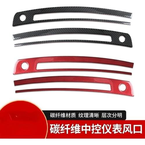 For Subaru BRZ Toyota 86 carbon fiber Central control instrument air outlet Interior Accessories Automotive Interior Stickers