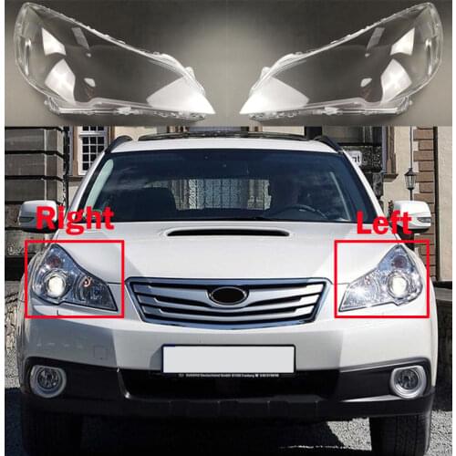 For Subaru Outback 2010-2014 All New Headlamp Case Car Front Glass Headlight Cover Lamp Lampshade Shell Head Light Lens Caps