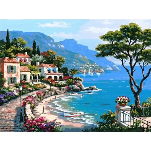 Biyou Xianju 40x50cm Frameless Painting By Numbers Animals On Canvas Pictures By Numbers Home Decoration Diy Minimalism Style