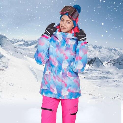 2019Winter Ski Suit Womens Outdoor Sportswear Snowboard Clothing Warm And Windproof Waterproof Skiing Suits Snow Pants + Jacket